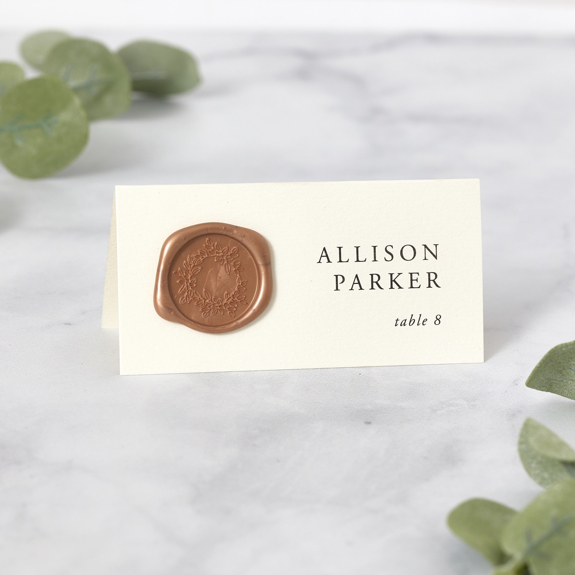 Wax Seal Place Card – PAPER \u0026 LACE, image size:2000x2000