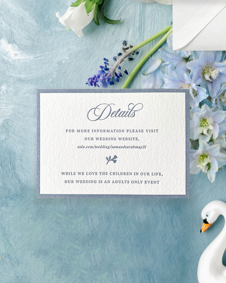 Embossed Blooms | A5 Details Card