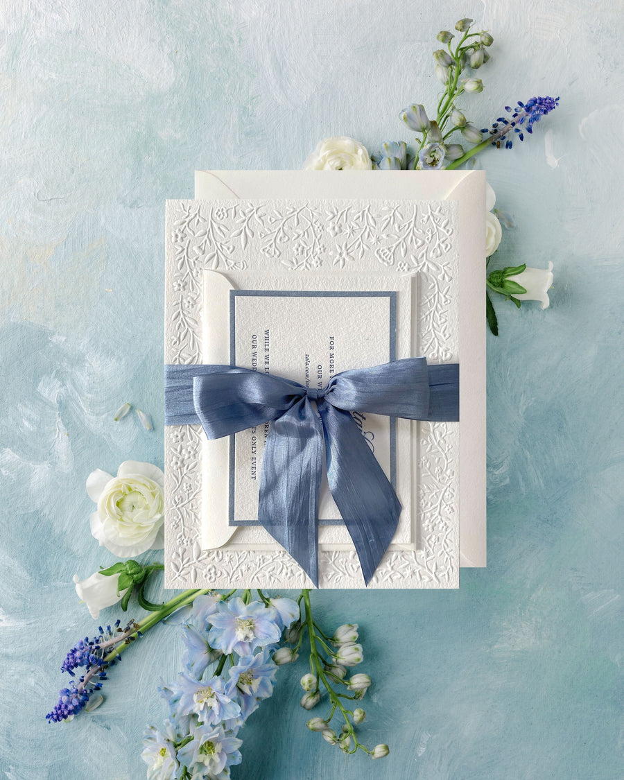 1.25" Woven Edge Silk Ribbon