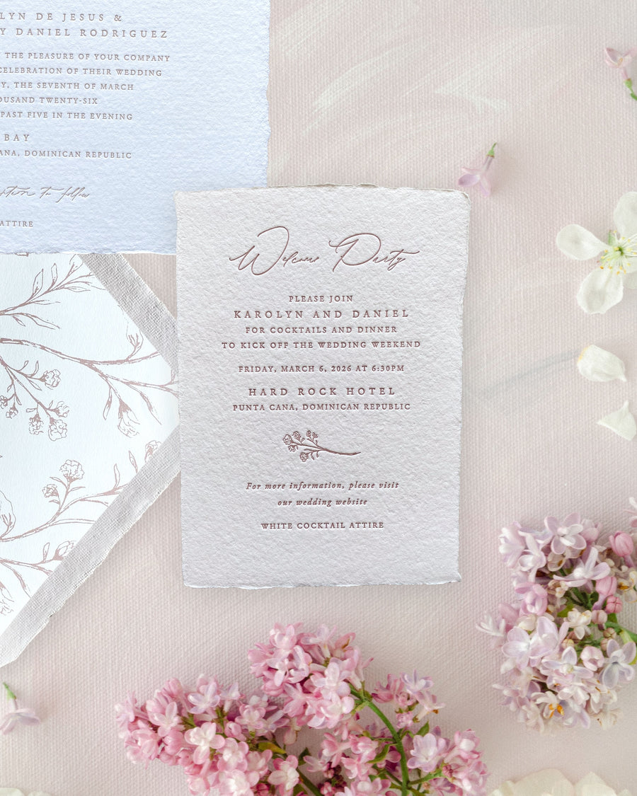 Fleur de Coton | A6 Details Card